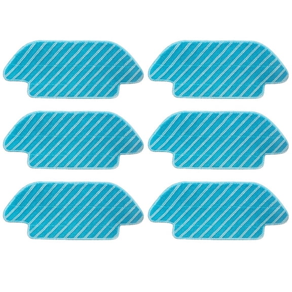 6pcs Mop Pad Mop Cloth Wet And Dry Washable Replacement Cloths For Conga 4690 6090 7090 IA 4090 Cleaning Cloth Laisenwei