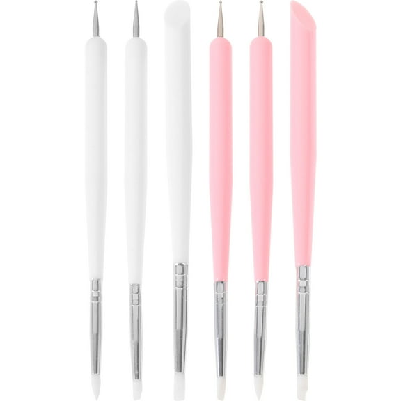 6pcs Nail Dotting Painting Drawing Brush Manicure Tools