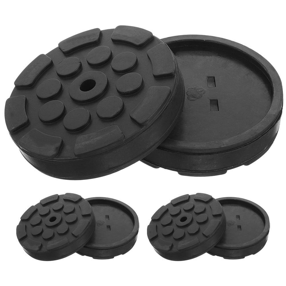 6pcs Octagonal Rubber Jack Pads Universal Car Lift Adapter Pinch Weld Jack Stand Pads Automotive Lift Point Pads Durable Rubber Block For Floor Jacks