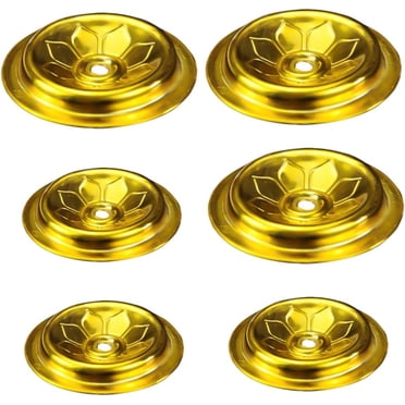NKlaus 100 X Metal Tea Light Feet - Cotton Wick Up To 3 Mm