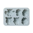 thumbnail image 1 of 6pcs Owl-Shaped Silicone Baking Molds - Non-Stick, Heat Resistant, for Chocolate, Candy, Soap, and DIY Crafts, 1 of 1