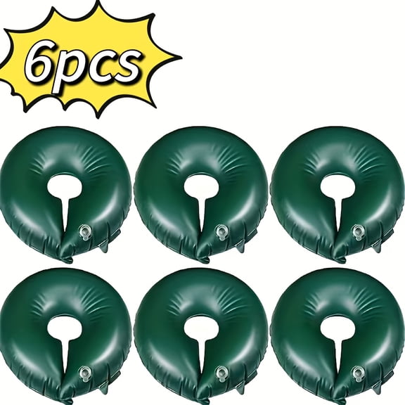 6pcs PVC Automatic Drip Irrigation System with/EU Connector, Long-Lasting Root-Fed Watering for Trees, Shrubs, Gardens, Lawns, Parks & Farms