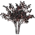 thumbnail image 1 of 6pcs Peacock Artificial Flowers Silk Babys Breath Gypsophila 19.7" for Home Kitchen Decor, 1 of 5