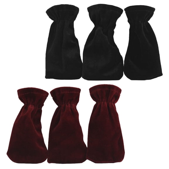 6pcs Piano Shield Pleuche Piano Pedal Covers for Home Use