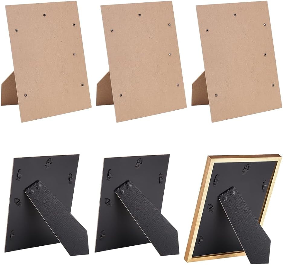 6pcs Picture Frame Easel Back 6x8inch Cardboard Easel Backs Adjustable