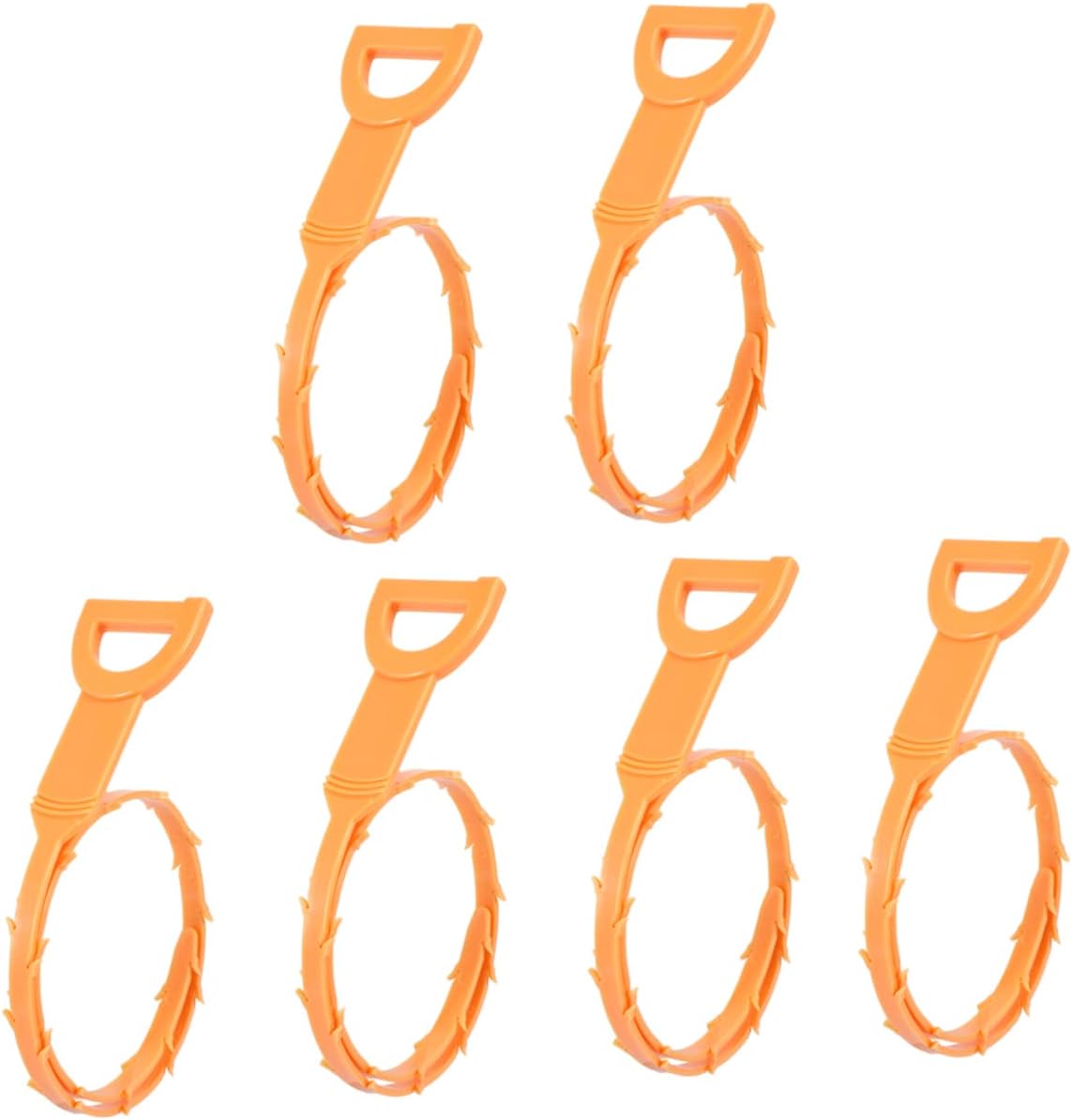 6pcs Pipe Cleaner Plumbing Tools Grabber Tool Pipe Cleaners Draino Hair