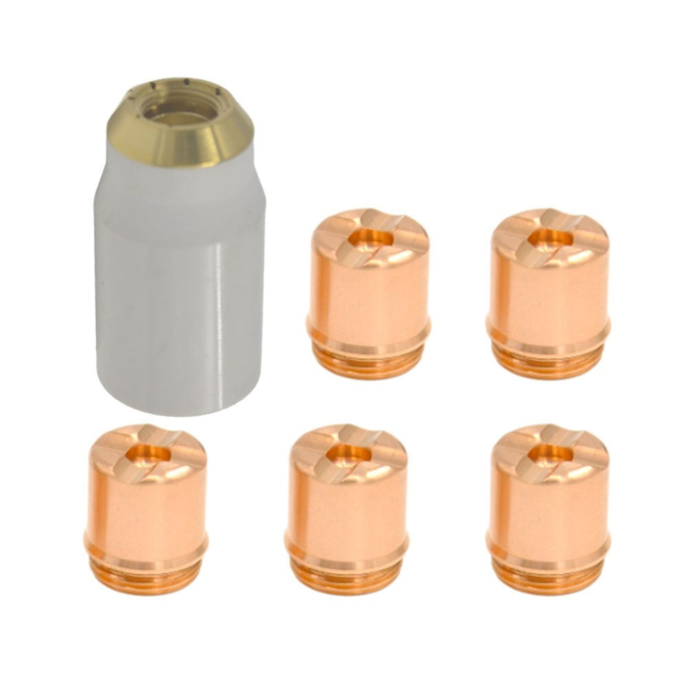 5 Pcs/set 220993 Plasma Cutter Cutting Torch Consumables Shield Cap For Max105