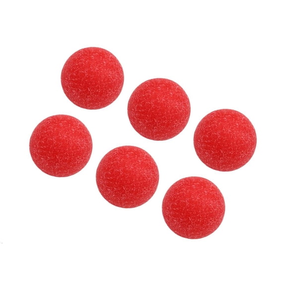 6pcs Plastic Foosball Table Soccer Game Table Foosball Balls Replacements Professional Table Football Accessories