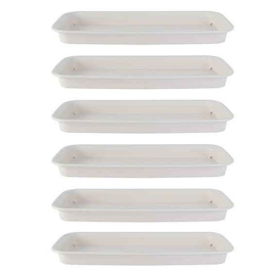 6pcs Saucer Drip Trays Flower Pot Trays Garden Saucers Planter Tray Pot Saucer Trays for Plants