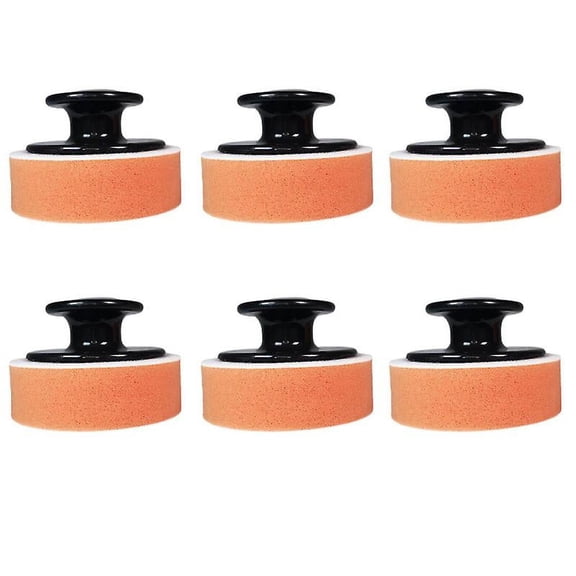 6pcs Polish Wax Sponge