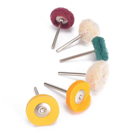 6pcs Polisher Buffer Wheel Polishing Buffing Pad Kit for Rotary Tools