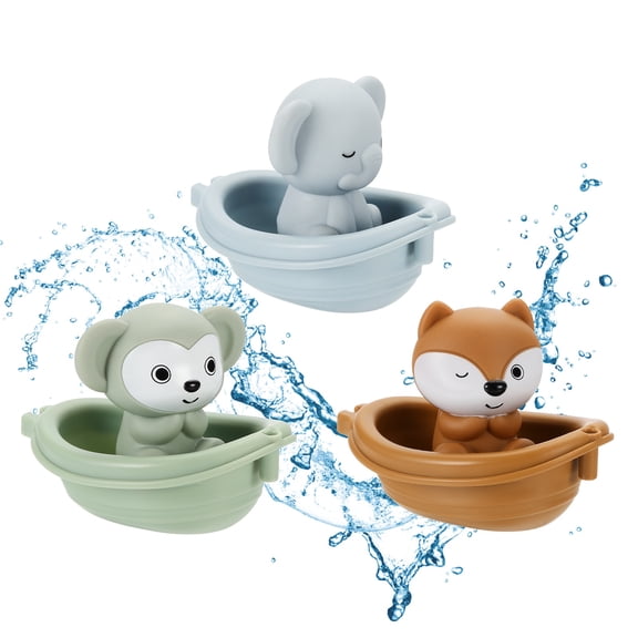 6pcs Pool Toy Water Float No Hole Bath Toy for Bathrooms, Multicolor