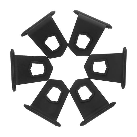 6pcs Portable RV Awning Hooks Multi Functional Rubber Clips For Hanging Clothes Bags Umbrellas Awning Light Clip For Outdoor Camping Tent