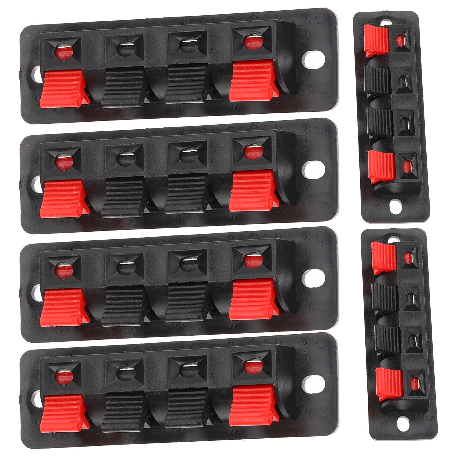 6pcs Professional Speaker Spring Connection Clip Amplifier Terminal Binding Connector