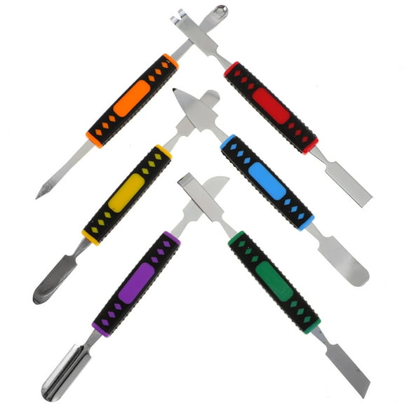 6pcs Professional Stainless Steel Spudger Double-end Opening Stick Repair Pry Tools for Smart Phone Tablet Laptop
