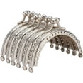 thumbnail image 1 of 6pcs Purse Clasp Frame 3.3 Inch Bag Kiss Clasp Lock Metal Purse Frame Small Coin Bag Clasp for DIY Purse Making Bag Handle Sewing Craft, 1 of 6