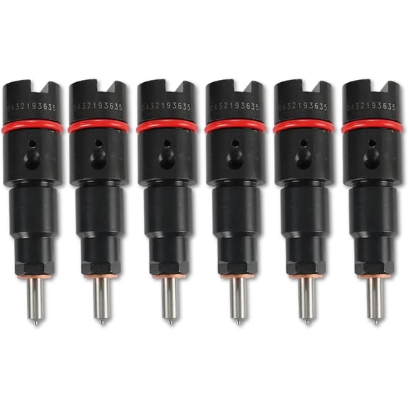 6pcs RV275 Fuel injectors Assembly 0432193635 Compatible with 1998.5-2002 Dodge Cummins 5.9L 40/50 HP Engine