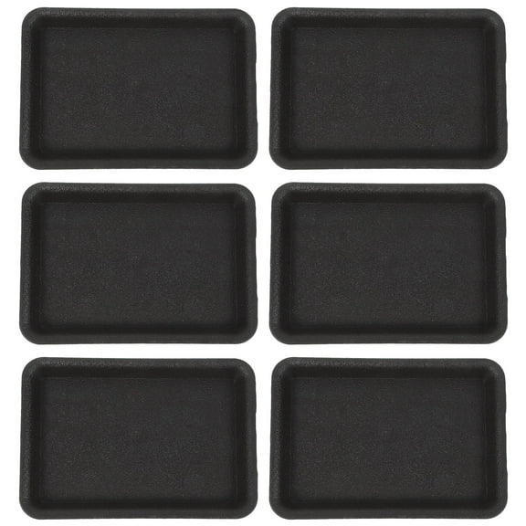 6pcs Rectangular Planter Tray Large Flower Pot Saucer Plastic Flower Pot Tray Flower Pot Drip Tray