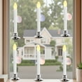 thumbnail image 1 of 6pcs Remote Controlled Flameless Taper Candles with Automatic Timer and Suction Cups, Flickering Battery LED Candles for Year-Round Home Decor, Christmas Wedding Centerpiece, 1 of 7