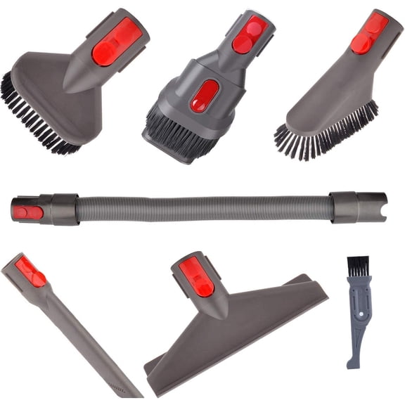 6pcs Replacement for Dy*son V10 Attachments, Compatible with Dy*son V8 V7 V10 V11 Absolute Cordless,V7 Animal Trigger Motorhead Car+Boat,V10 Animal Motorhead Brush Accessories
