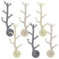 thumbnail image 1 of Supvox 6Pcs Assorted Color Resin Wall Hooks Unique Branch Style for Jackets and Coats, 1 of 7