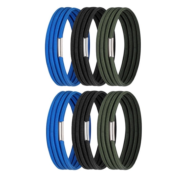 6pcs Rubber Bands , Gallon Trash Cans, Trash Can Bands for Large Bags, Kitchen Garbage Bag Straps, Elastic Bands