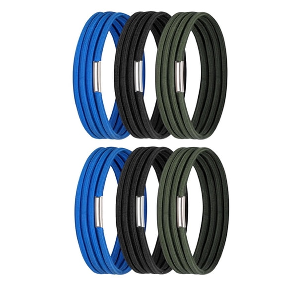 6pcs Rubber Bands , Gallon Trash Cans, Trash Can Bands for Large Bags, Kitchen Garbage Bag Straps, Elastic Bands