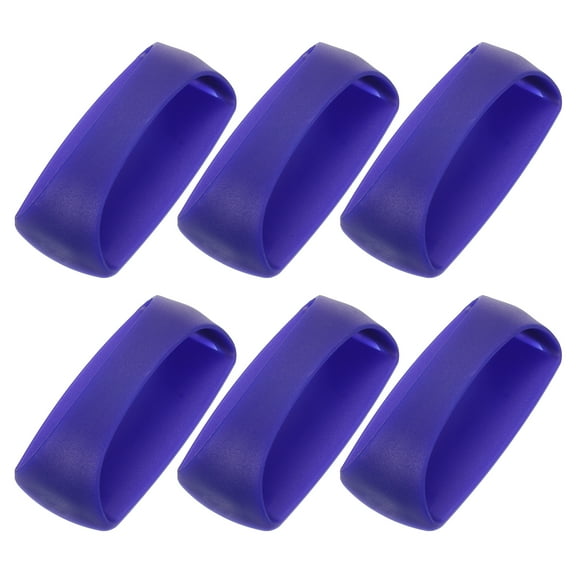 6pcs Self-Stick Instant Cabinet Handle Pulls, Peel and Stick Cabinet Handles, Dark Blue