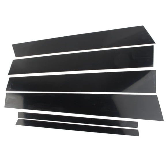 6pcs/Set Car Pillar Posts Door Window Trims Covers Decorative Sticker For Honda For Accord 2008- -2017