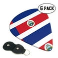thumbnail image 1 of 6pcs Set Flag Of Costa Rica Guitar Picks Plectrums for Bass Electric Guitar Acoustic Guitar Lovers Guitarists, 1 of 7