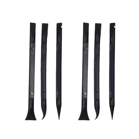 6pcs/Set Non-Scratch Plastic Scraper Tool, Carbon Fiber Plastic Scraper, Multi-Purpose Scraper Pen-Shaped Scraper Cleaning Scraper Tool for Cell Phone, Kitchen, Narrow Spaces