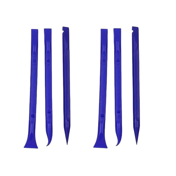 6pcs/Set Non-Scratch Plastic Scraper Tool, Carbon Fiber Plastic Scraper, Multi-Purpose Scraper Pen-Shaped Scraper Cleaning Scraper Tool for Cell Phone, Kitchen, Narrow Spaces
