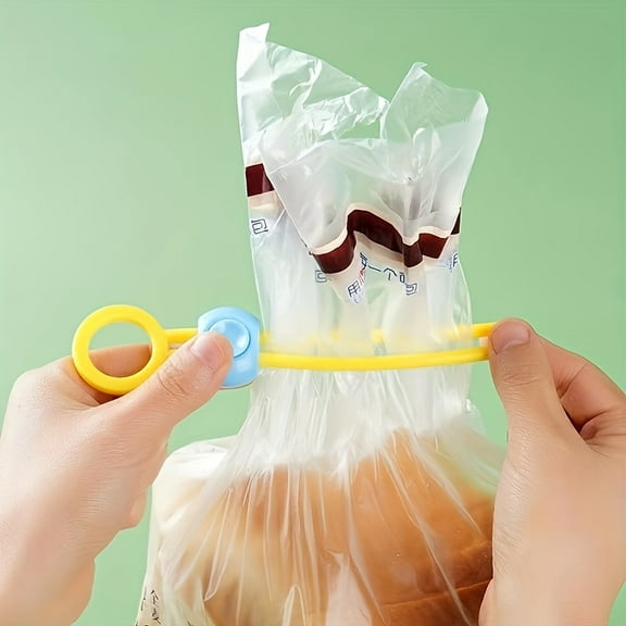 6pcs Silicone Bag Clips – Reusable Airtight Food Sealing Clips for Snacks, Chips, Fruits, Vegetables, Frozen Foods & Pantry Storage