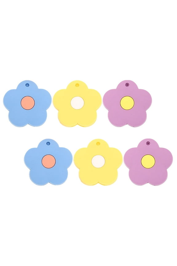 6pcs Silicone Flower Key Covers Key Caps Key Covering Caps Key Protectors