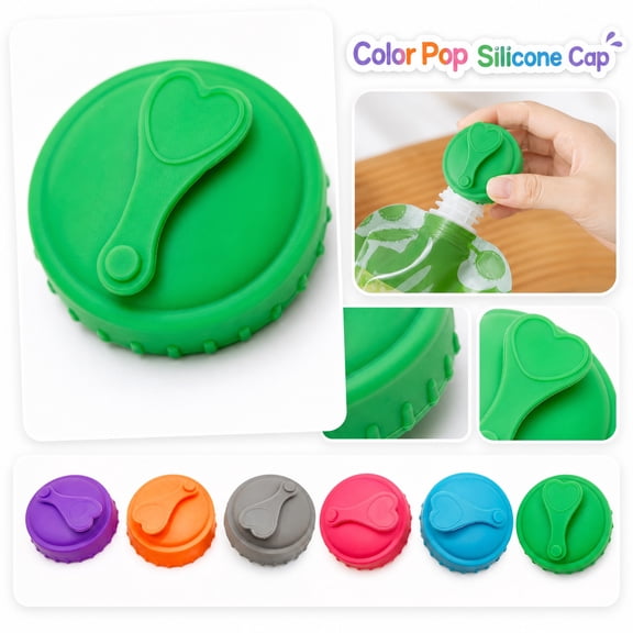 6pcs Silicone Soda Can Lids, Including Straw Hole, Reusable Fizzy Pop Can Covers Tops Cap Topper Saver to Keep Carbonation for Beer Juice Beverage Drinks