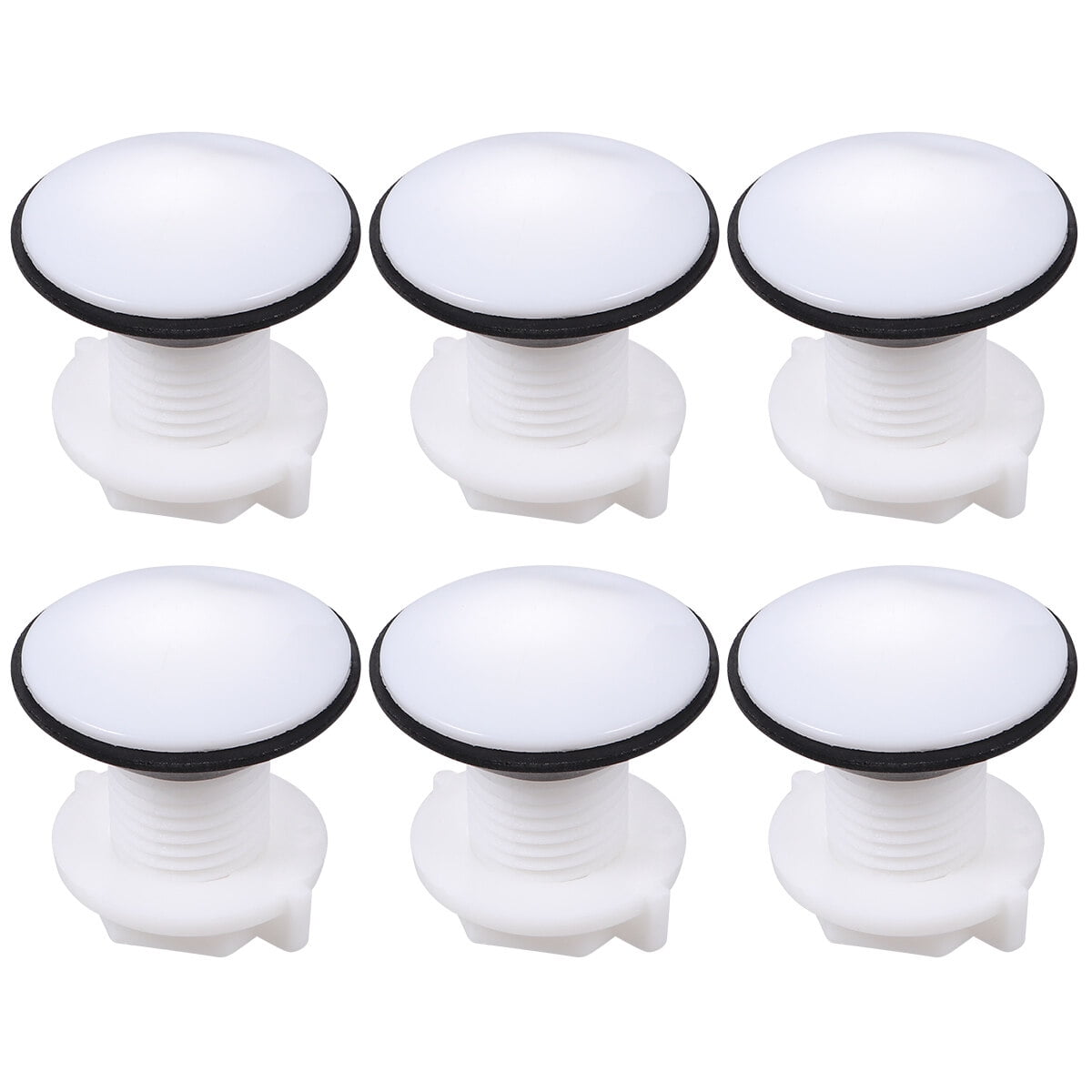 6pcs Simple Sink Stopper Drain Stoppers Plugs Faucet Hole Plug Water