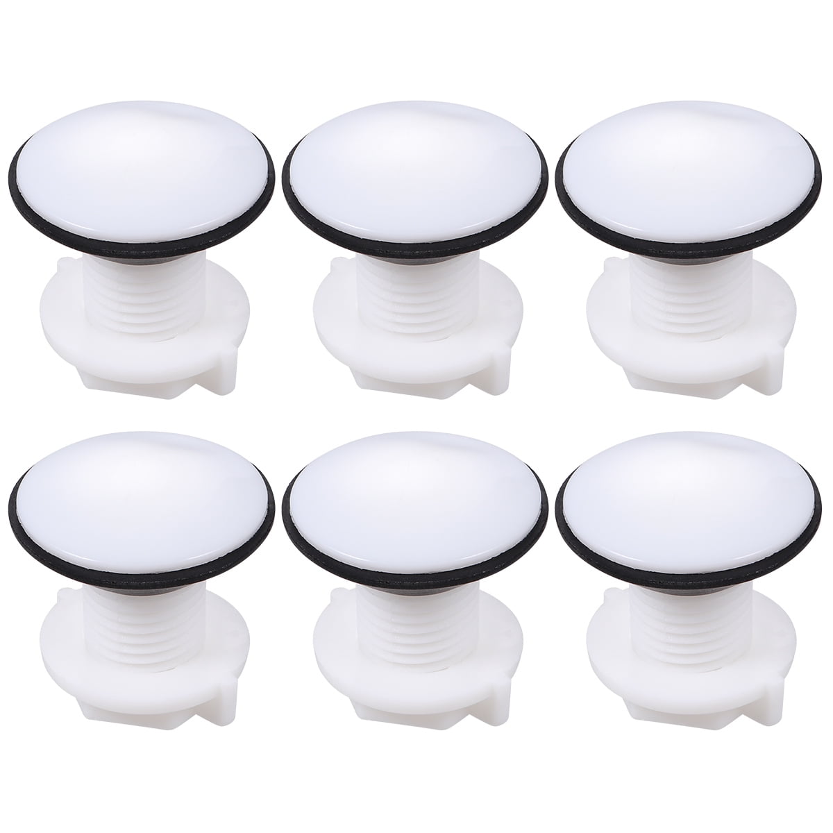 6pcs Simple Sink Stopper Drain Stoppers Plugs Faucet Hole Plug Water