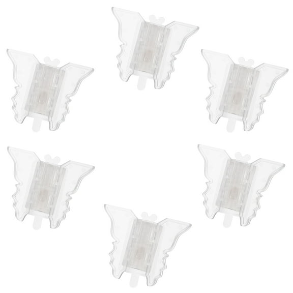 BESTYASH Child Safety Door Locks Plastic Transparent 6Pcs for Home Child and Family Safety