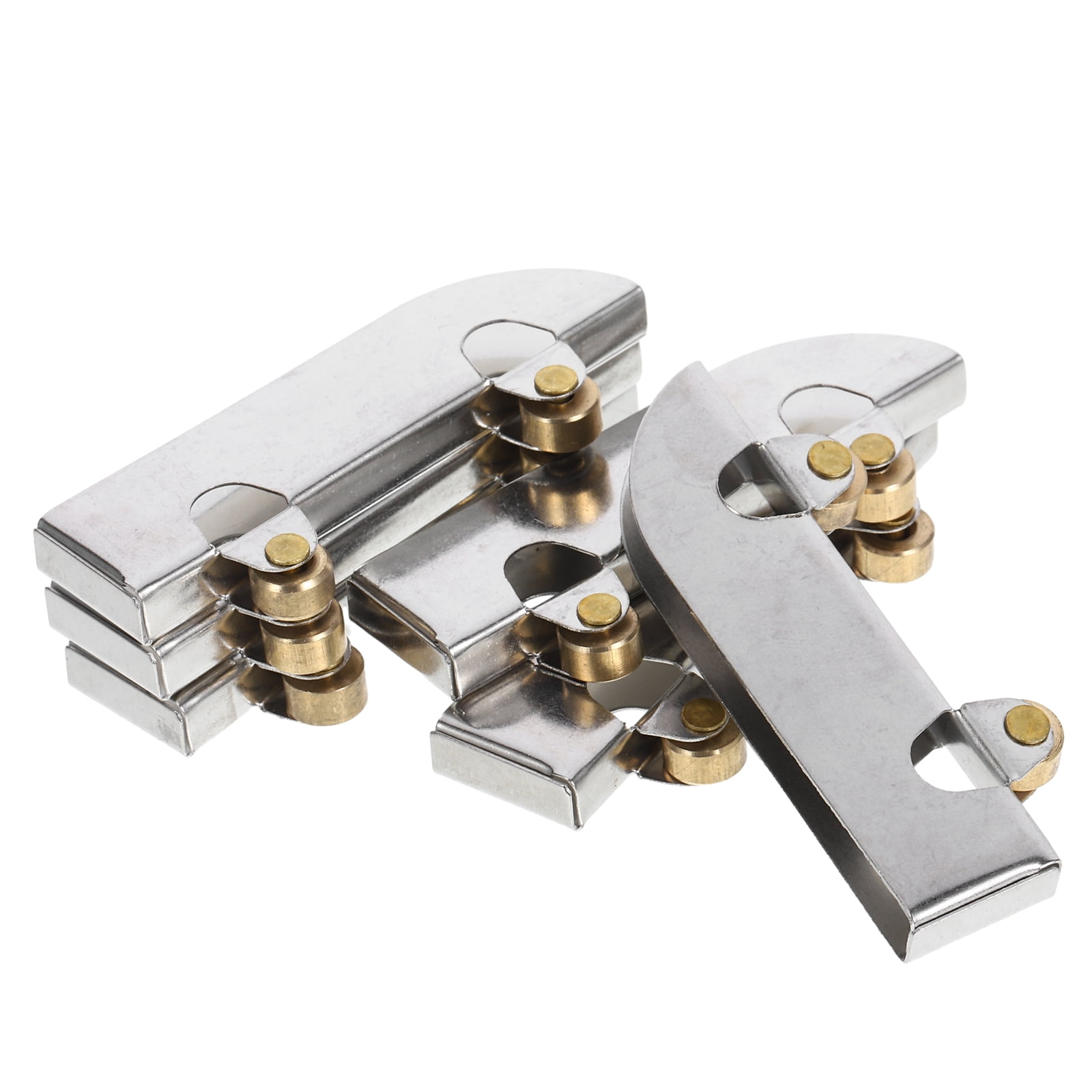 Sliding Pulley Rails 6pcs Sliding Door Roller Pulley Display Cabinet Door Pulley Slide Rail ...