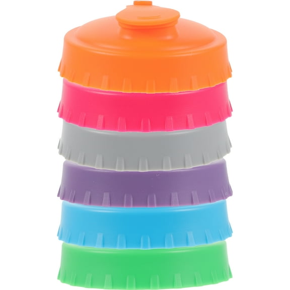 6pcs Soda Can Leak-proof Caps Reusable Soda Can Covers Can Sealing Lids Reusable Lids