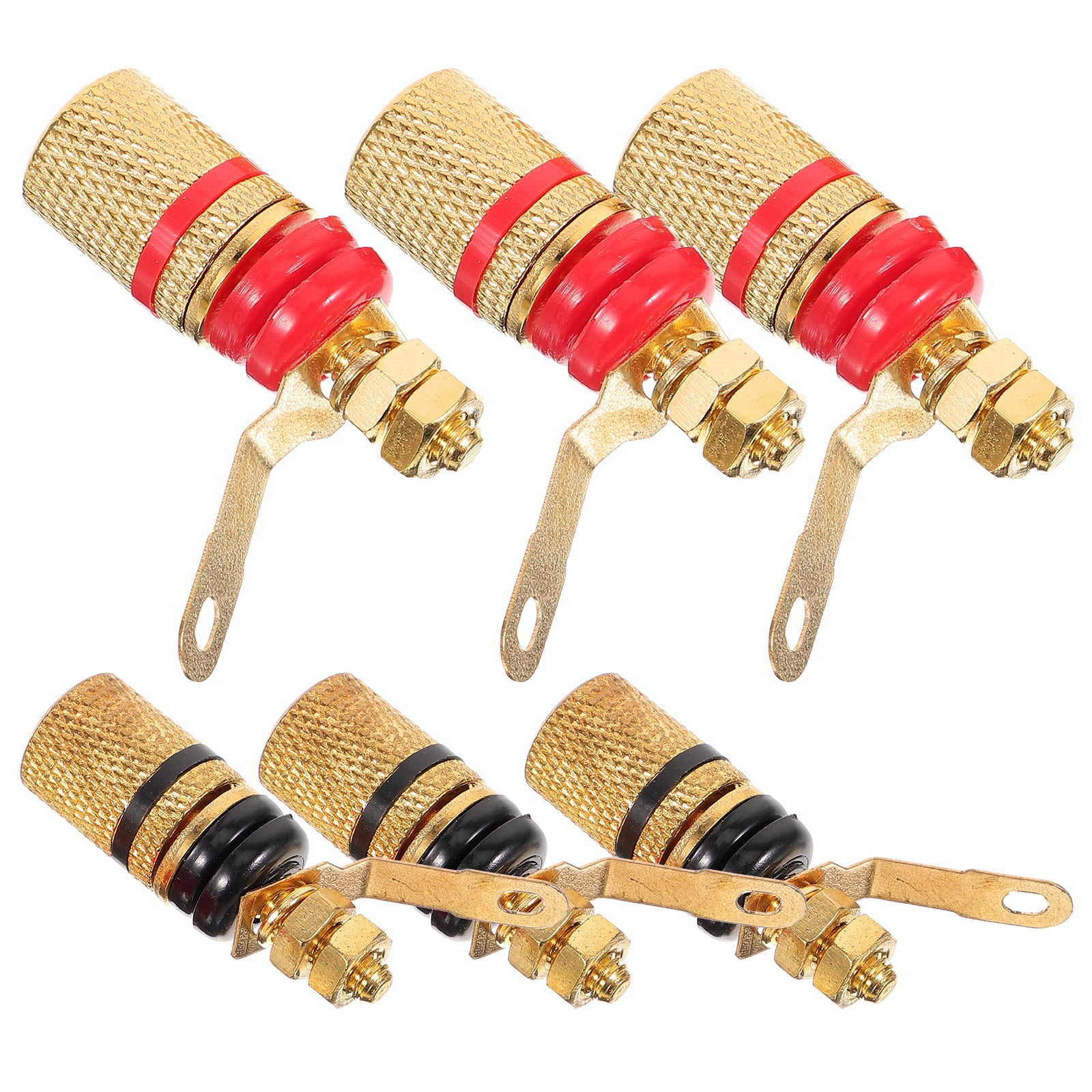 6pcs Speaker Terminal Connector Subwoofer Box Terminal Loudspeaker