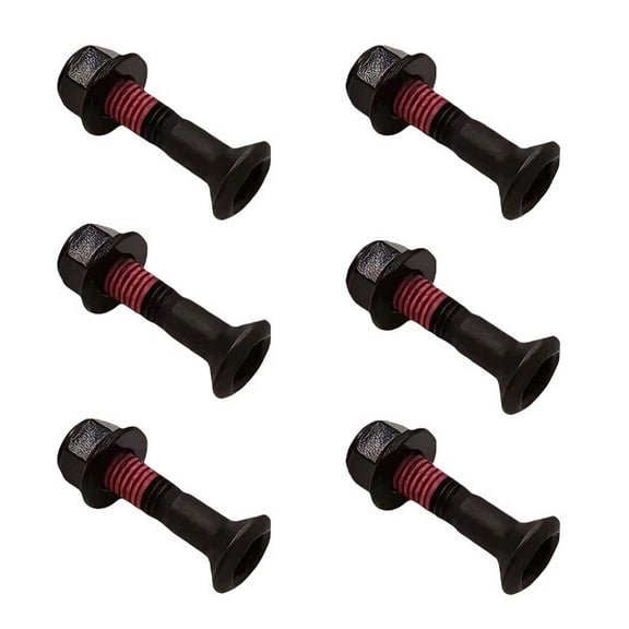 6pcs Sprocket Fasteners Bolt and Nut Easy Assembly and Vibration Dampening Enhanced Motorcycle Performances Quick Instal