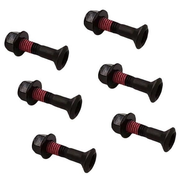 6pcs Sprocket Fasteners Bolt and Nut Easy Assembly and Vibrations Dampening Enhanced Motorcycle Performances Quick Install