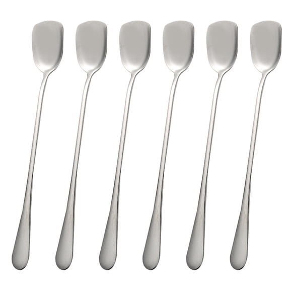 Spoon Spoons Espresso Stirring Muddler Demitasse Soup Tasting Shaker Dinner Drumstick Blending Stainless Steel