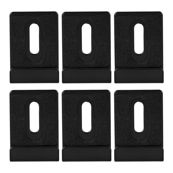 6pcs Stainless Steel Mirror Clips Wall Mounting Heavy Duty Mirror Holder Clips with Screws Frameless Mirror Mounting Hardware for Wall Tile