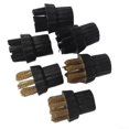thumbnail image 1 of 6pcs Steam Cleaner Brass Nylon Brush Head Replacement Parts Fit for Steam Mop X5, 1 of 5