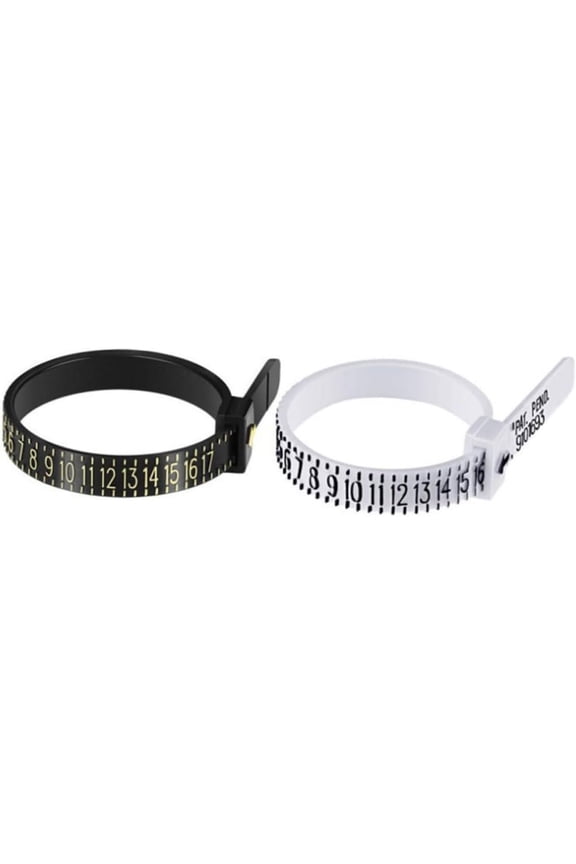 6pcs Suits for Men Ring Size Guide Wax Pencil for Rhinestones Measuring Circle Men Ring Men Suit Ring Size Chart Tools for Men Rings Ring Gauge Sizer Measuring Instrument