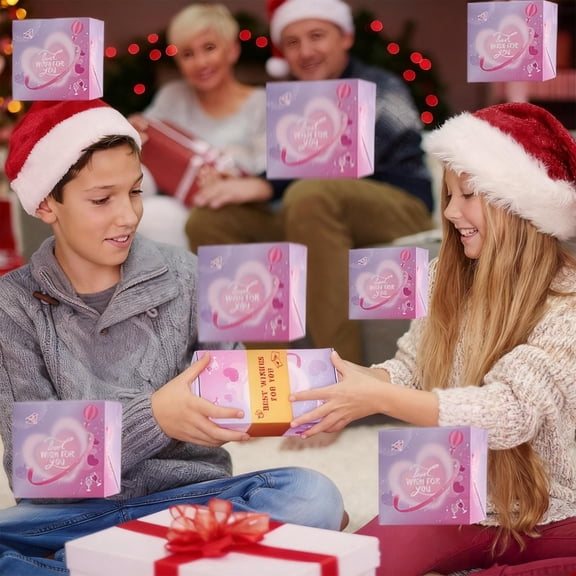 6pcs Surprise Explosion Gift Box for Money - Creative Pop-Up Surprise Box, Versatile Gift Packaging for Cash, cards & Small Presents, Perfect for Birthdays, Anniversaries & Festive, A