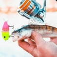 thumbnail image 1 of Slow Sinking Glide Bait for Bass Fishing - Realistic Wide S Motion Swimbaits for Freshwater Saltwater - Fishing Lures for Trout, Fishing Gear Gifts for Men, 1 of 4
