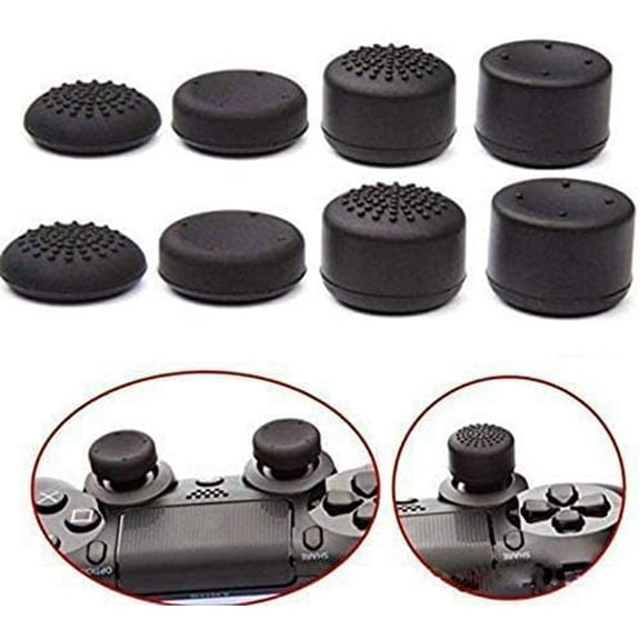 6pcs for Switch2 PS5, PS4, PS3, Switch Pro, Xbox one, Xbox 360, Wii U, PS2 Controller Analog Stick Thumbsticks Joystick Cap Rubber Cover Silicone Thumb Grip Cap Joystick Thumbstick Replacement